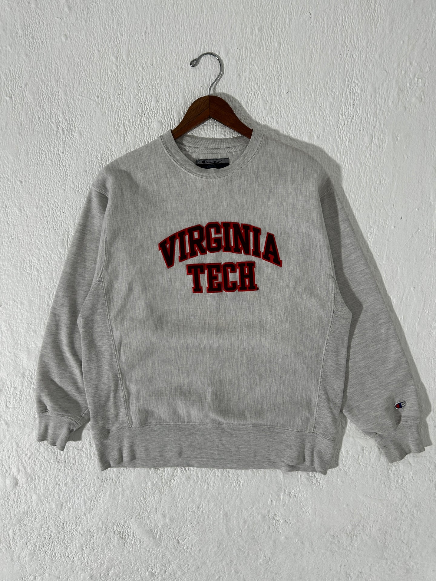 Vintage Champion Reverse Weave Virginia Tech Crewneck Sz. L