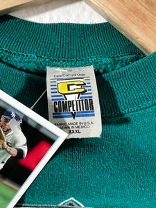 Vintage 1995 Seattle Mariners Teal Logo 7 Crewneck Sz. 3XL
