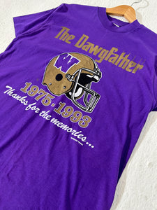 Vintage 1993 The Dawgfather 1975-1993 UW Huskies T-Shirt Sz. L