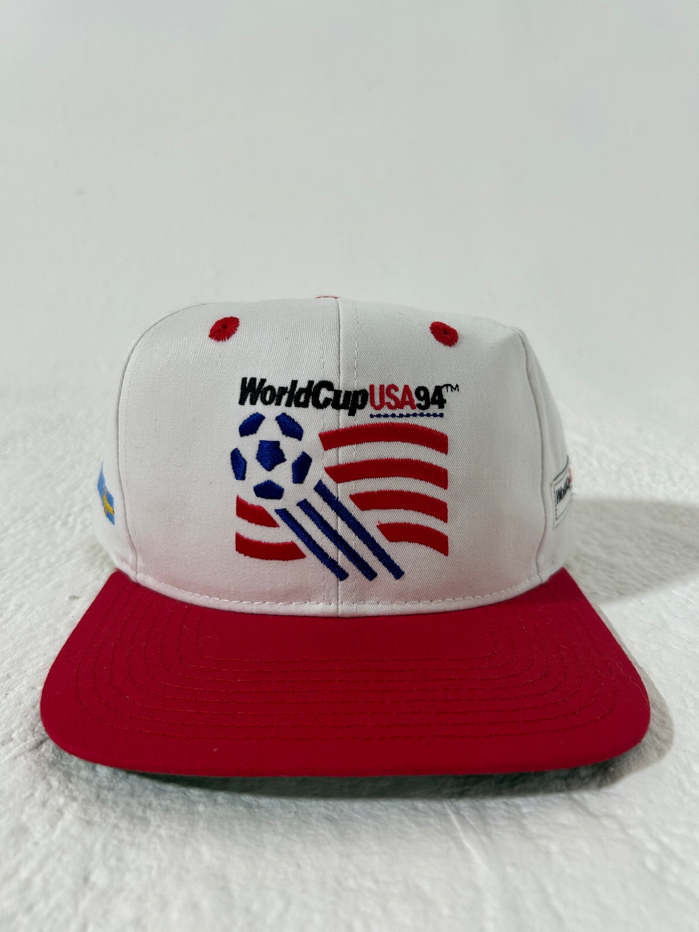 Vintage 1994 World Cup USA White Snapback Hat