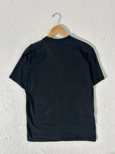 Vintage NWT 1987 Steve Largent Settle Seahawks T-Shirt Black Size L