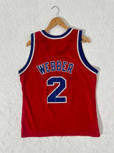 Vintage Washington Bullets Cris Webber #2 Jersey Size L