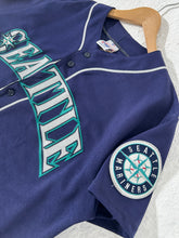 Vintage Seattle Mariners Navy Baseball Jersey Size L
