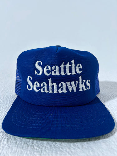 Vintage Seattle Seahawks Mesh Trucker Hat