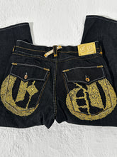 Coogi Y2k Gold Stitch CG Embroidered Back Pockets Size 36x34