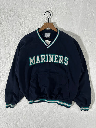 Vintage Seattle Mariners Pull Over Windbreaker Sz. M