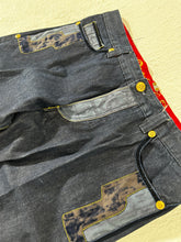 Vintage Y2K Crown Holder Velvet Jeans Size 38x32