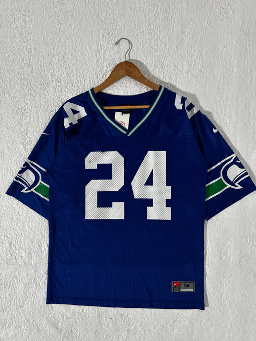 Seattle Seahawks Shawn Springs #24 Nike Y2K Jersey Size M