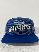 Vintage Seattle Seahawks Grid Logo Athletics Snapback