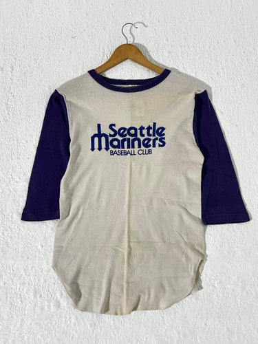 Vintage 1980's Seattle Mariners Baseball Shirt Sz. L