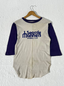 Vintage 1980's Seattle Mariners Baseball Shirt Sz. L