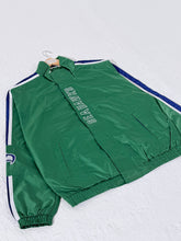 Seattle Seahawks Green Nylon Zip Up Starter Jacket