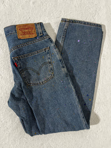 1/1 Levis Paint Splatter Jeans 29x30