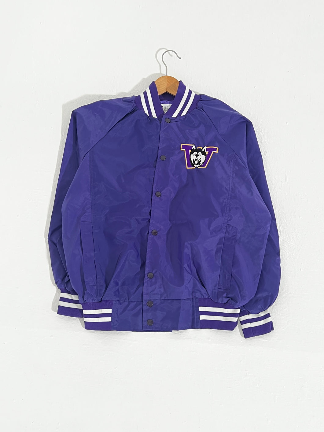 UW Huskies Satin Jacket Sz. S