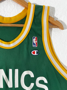 Vintage 1990's Seattle Supersonics Shawn Kemp Champion NBA Jersey Sz L