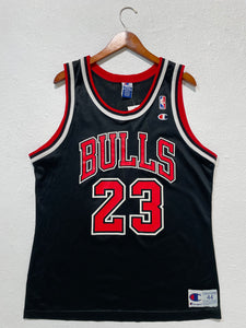 Vintage Michael Jordan Chicago Bulls Champion NBA Jersey Sz. L