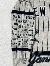 Vintage 1990 New York Yankees Long Gone Series AOP T-Shirt Sz. L
