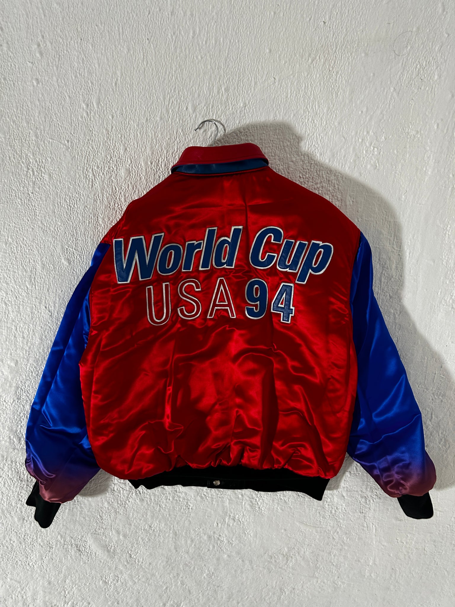 Vintage 94' Signed Jeff Hamilton World Cup USA Reversible Leather Jack