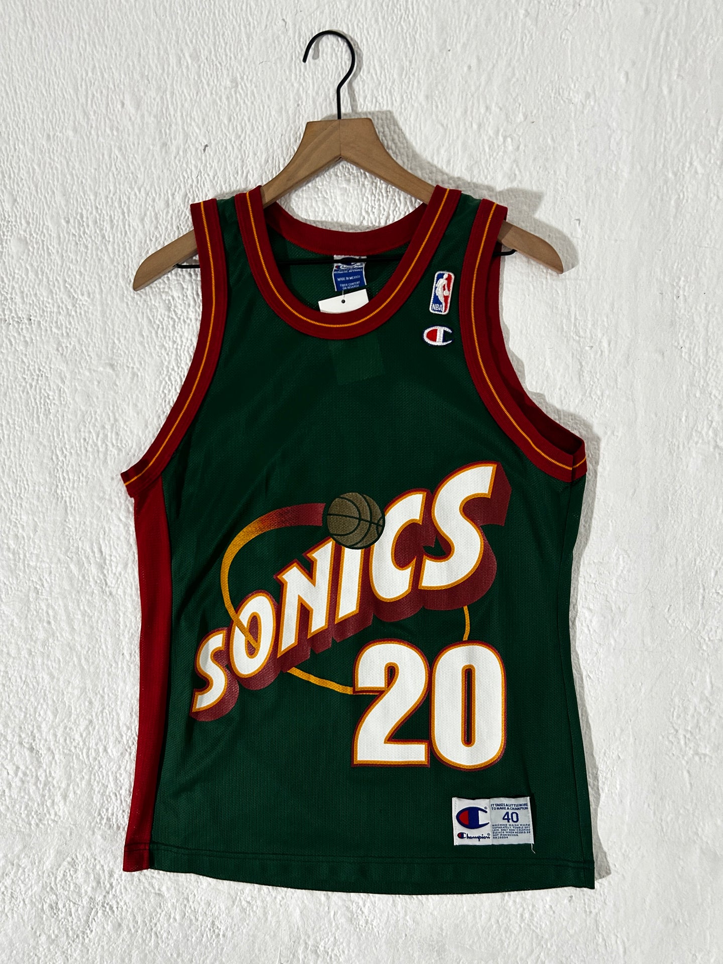 Seattle SuperSonics Gary Payton #20 Jersey Size M
