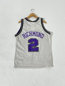 Vintage Sacramento Kings Mitch Richmond Champion NBA Jersey Sz. L