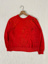1/1 Vintage Paint Splatter Red Crewneck Size S