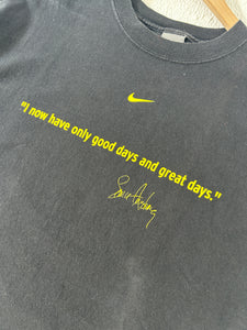 Y2k Lance Armstrong "I now have only good days and great days" Nike T-Shirt Sz. XL