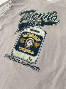 Husky UW Tequila Tshirt 1982 Sz L