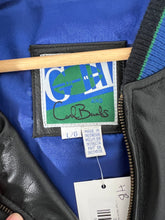 Vintage Seattle Seahawks Carl Banks Leather Jacket Size L