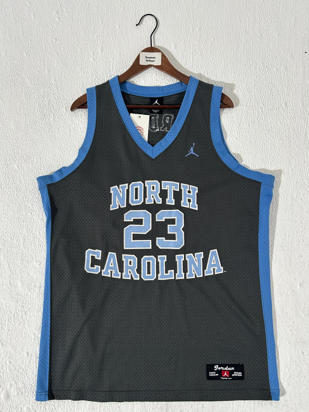 RS Michael Jordan University of North Carolina Jordan Brand Basketball Jersey #23 Sz. L