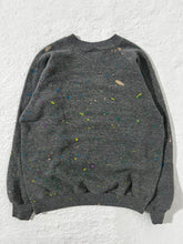 1/1 Vintage Paint Splatter Gray Crewneck Size M