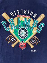 Vintage Mariners A.L. Western Divison Champs 1997 Size M