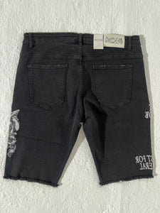Sugar Hill Playlist Jeans Shorts Black Wash DEPT1