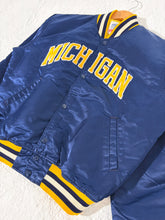 Michigan Satin Starter Jacket Sz L