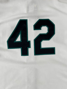 Seattle Mariners Authentic Jackie Robinson Stitched Jersey Size XL