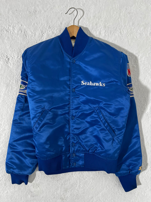 Vintage Seattle Seahawks Starter Bomber Jacket Size S