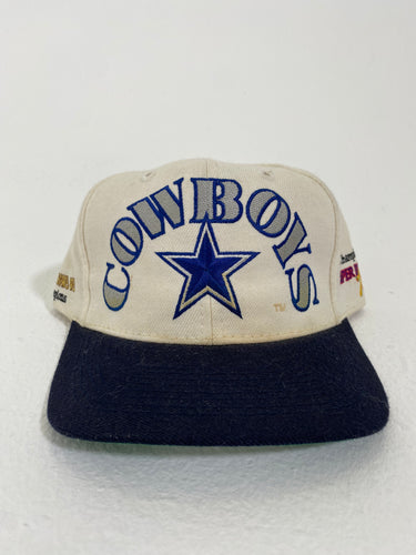 Dallas Cowboys Super Bowl Script Vintage Snapback Hat Cap Vintage 90s