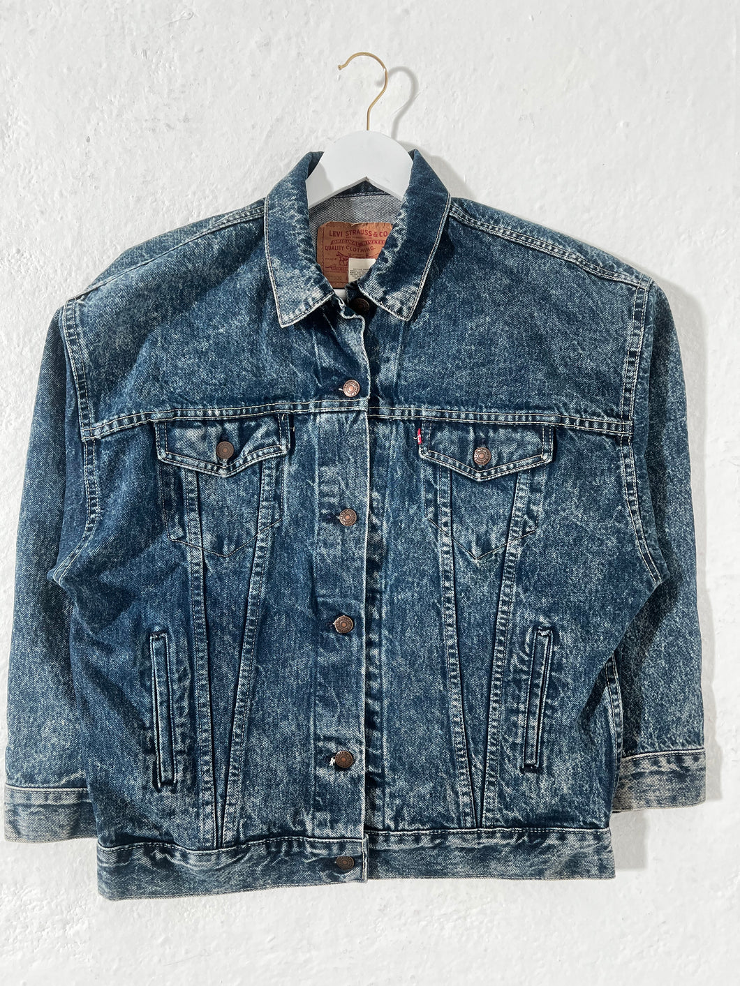 Vintage Levi's Acid Wash Jean Jacket Size M Dept1