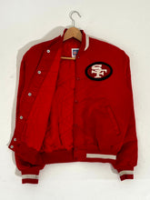 Vintage 1980s San Fransisco 49ers Starter Satin Bomber Jacket Sz. L