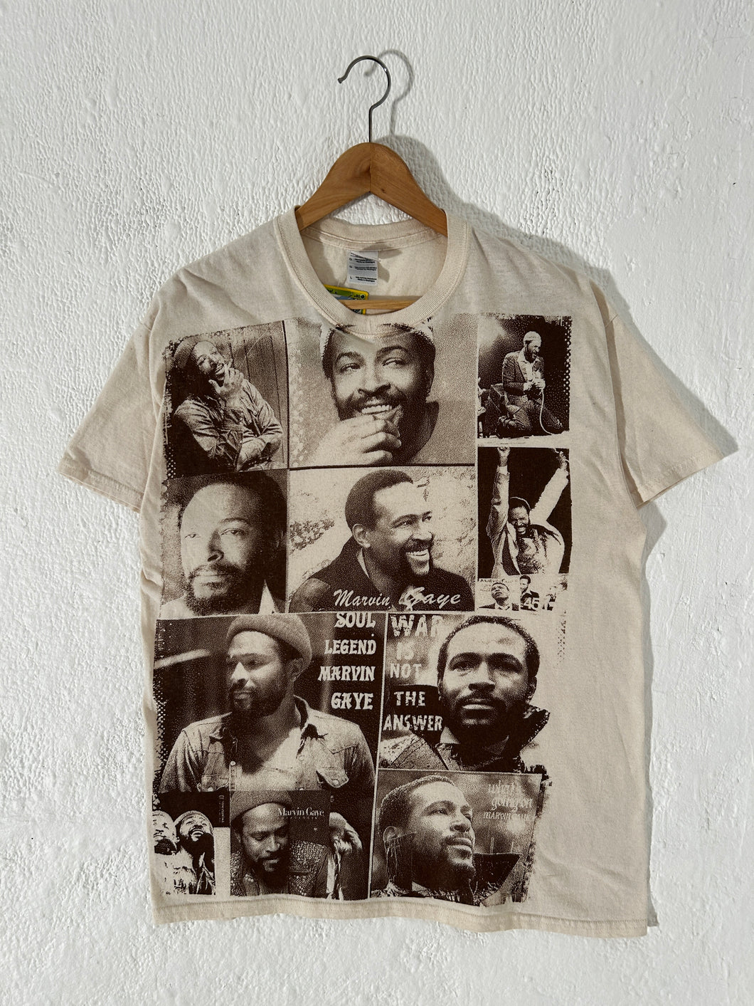 Y2k Marvin Gaye AOP Tee Sz. L