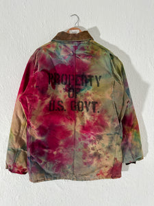 Vintage Custom Tie Dye Carhartt Jacket Sz. XL