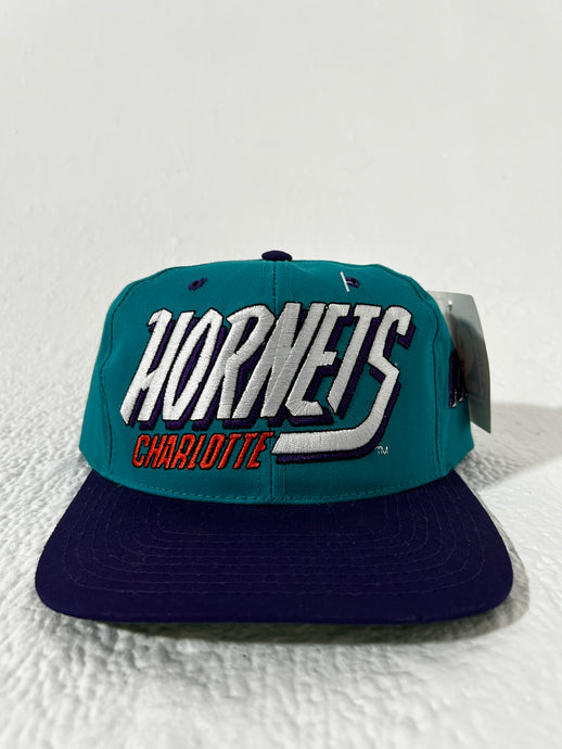 Vintage Charlotte Hornets Snapback Hat