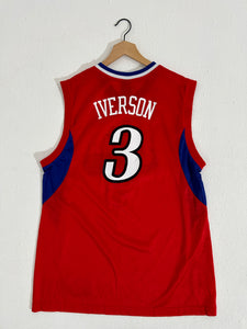 Vintage Allen Iverson Philadelphia 76ers Adidas Jersey Sz. L