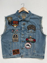 Harley Denim Patch Vest Sz. XL