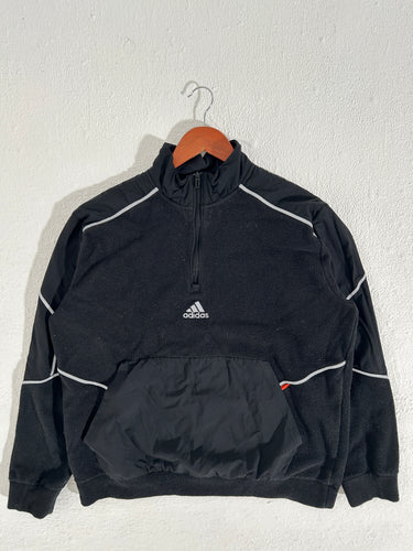 Adidas Black Fleece Zip Up Jacket Sz. XL