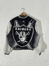 Vintage Oakland Raiders Satin Jacket Size L