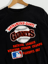 Vintage 1987 San Francisco Giants Western Division Champs Crewneck Sz. L