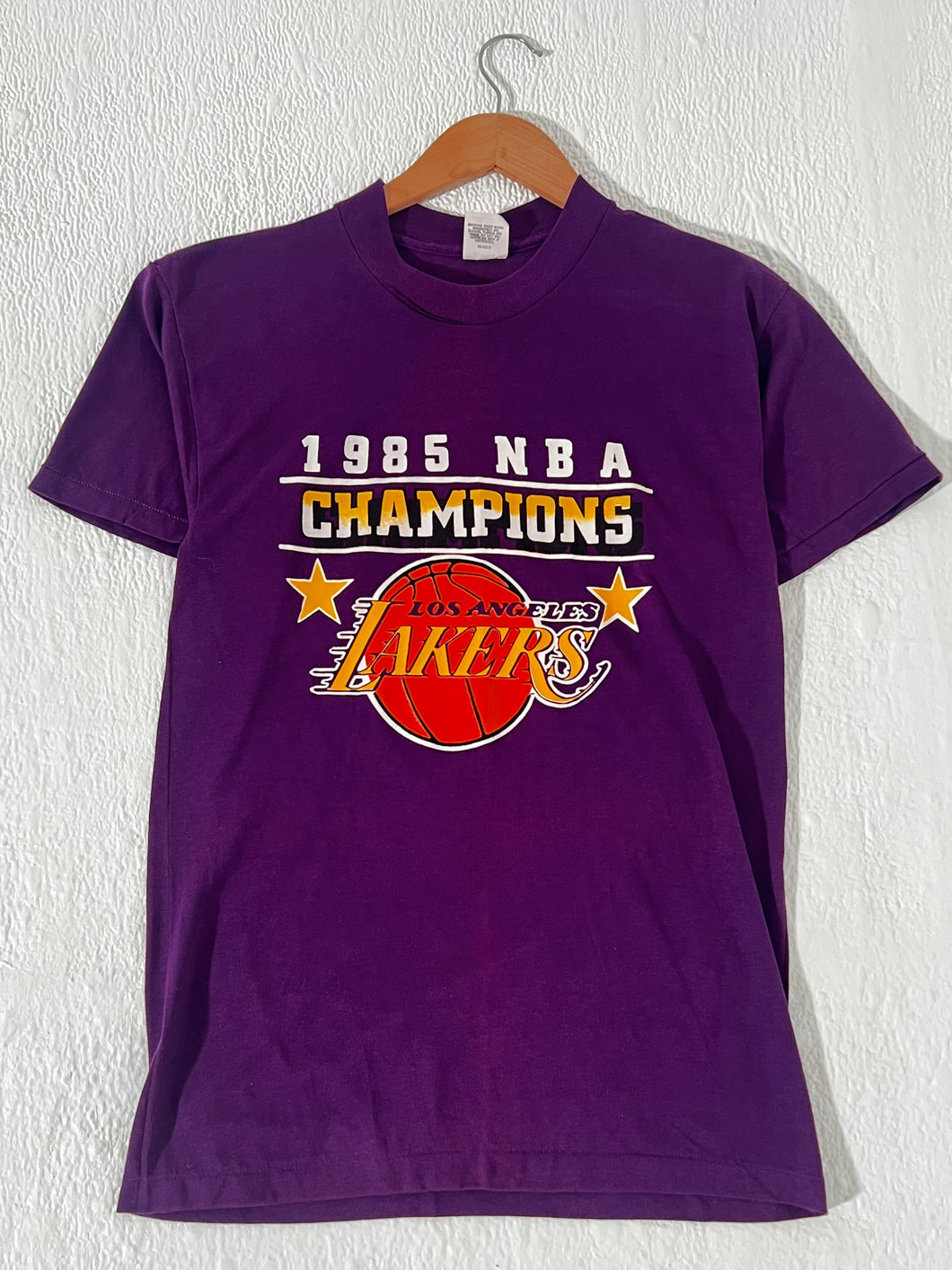 Vintage 1980’s Los Angeles Lakers 1985 Champions T-Shirt Sz. L