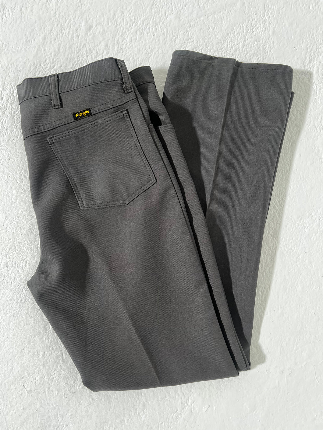 Vintage 36x34 Grey Wrangler Polyester Pants