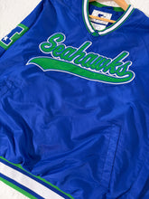Seattle Seahawks Starter Vneck Retro pull over new w/tags Blue/green
