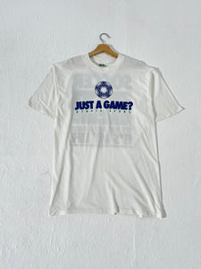 Vintage 1990's "Just a Game?" Soccer T-Shirt Sz. L